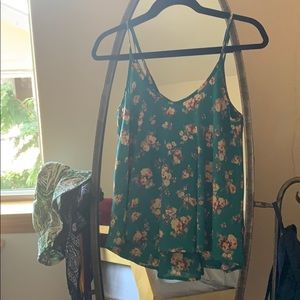Floral flowy cami